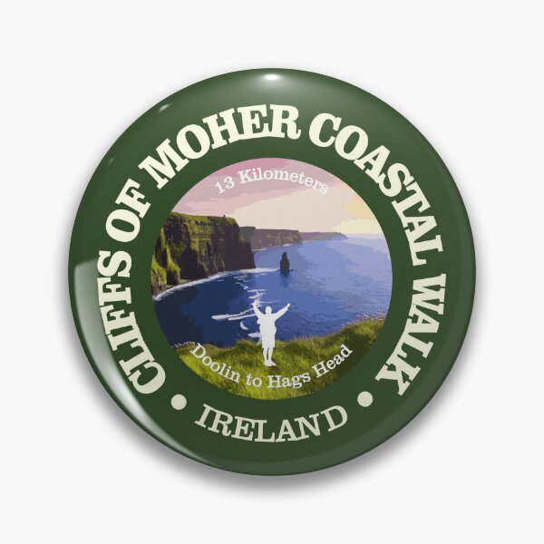 Item preview, Cliffs of Moher Coastal Walk (rd) designed and sold by curranmorgan.