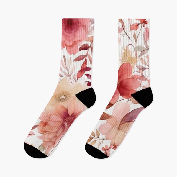 Item preview, Autumn florwers watercolor pattern designed and sold by DaisyMarroquin.