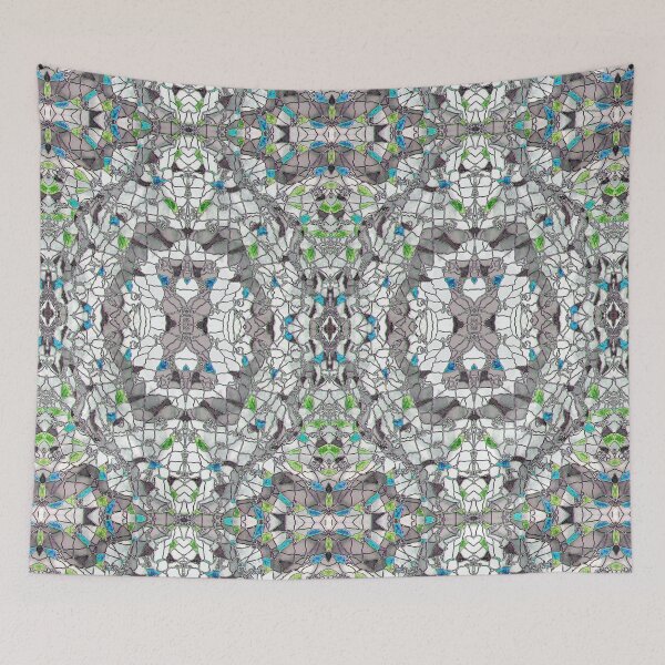 Item preview, Mirror Moon Rocks Kaleidoscope designed and sold by PTartist: Mixed Media Art from Port Townsend.