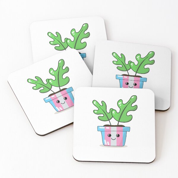 Item preview, Trans Pride Leaf Plant designed and sold by TheTransStyle.