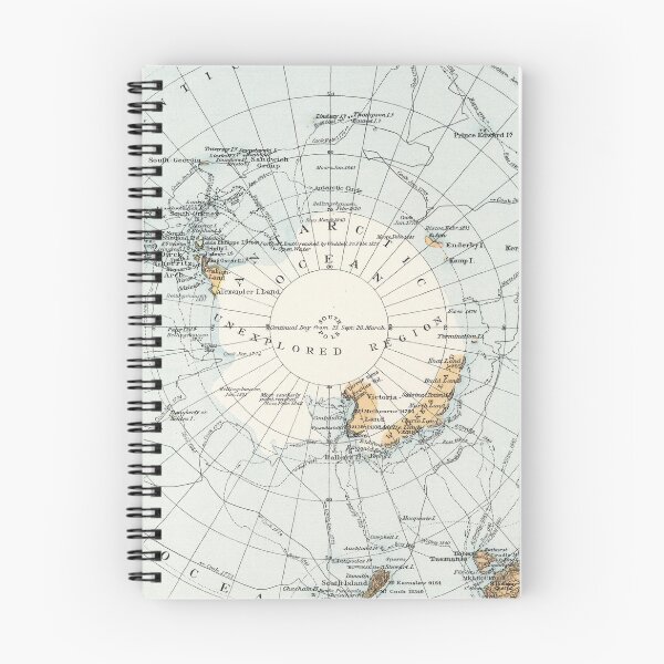 Item preview, Vintage Map of Antarctica (1900) designed and sold by BravuraMedia.