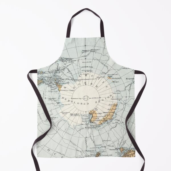 Item preview, Vintage Map of Antarctica (1900) designed and sold by BravuraMedia.
