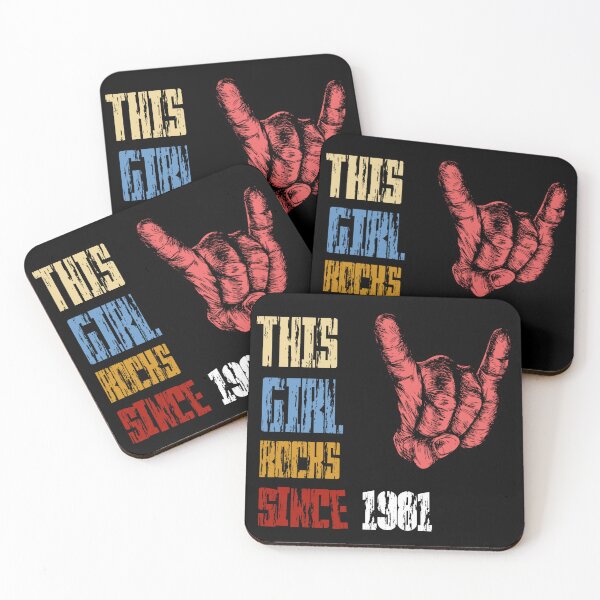 Item preview, Rock since 1981 | birthday | Rock 'n' roll girl designed and sold by Smoking_Animals .