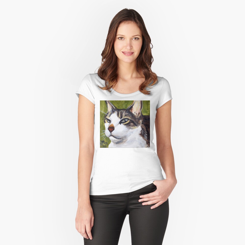 Item preview, Fitted Scoop T-Shirt designed and sold by rontaylorcrouch.