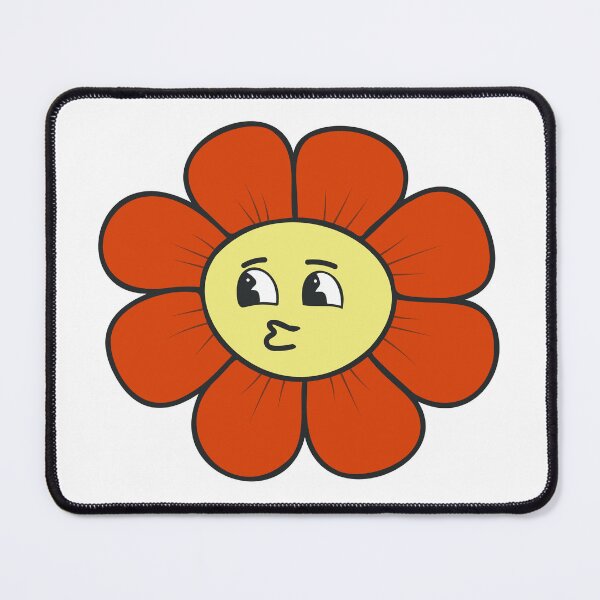 Item preview, Cartoon kissing flower designed and sold by SaturnO27.
