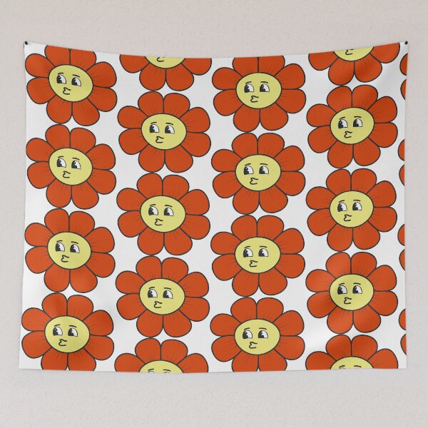 Item preview, Cartoon kissing flower designed and sold by SaturnO27.