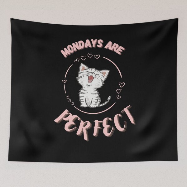 Item preview, Mondays are perfect | amazing cat monday designed and sold by Galskap.