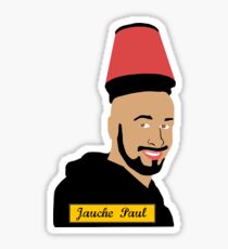 Jauchus Paulus, the walking preacher Sticker