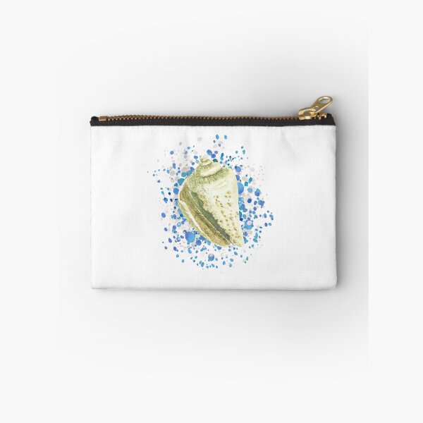 Item preview, Watercolor Sea Shell On Water Splash The Burst Of Color XIII designed and sold by Irina Sztukowski.