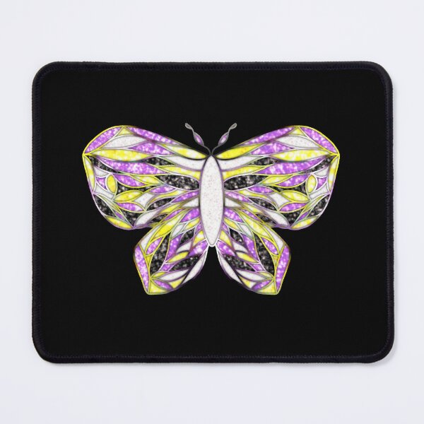 Item preview, Non-Binary Pride Moth (Version 3) designed and sold by O1RSH.