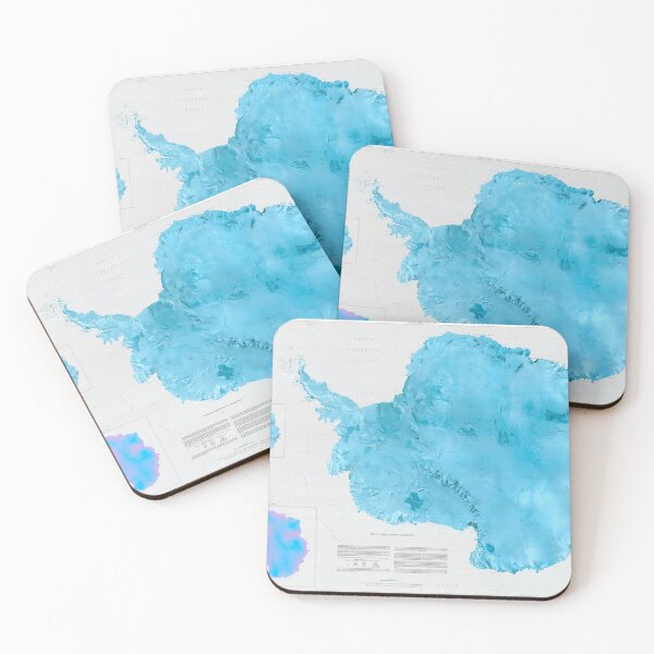 Item preview, Antarctica Satellite Map designed and sold by BravuraMedia.