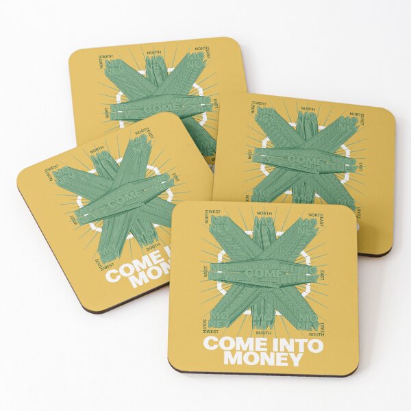 Item preview, Come into Money green gold white designed and sold by hockeng.