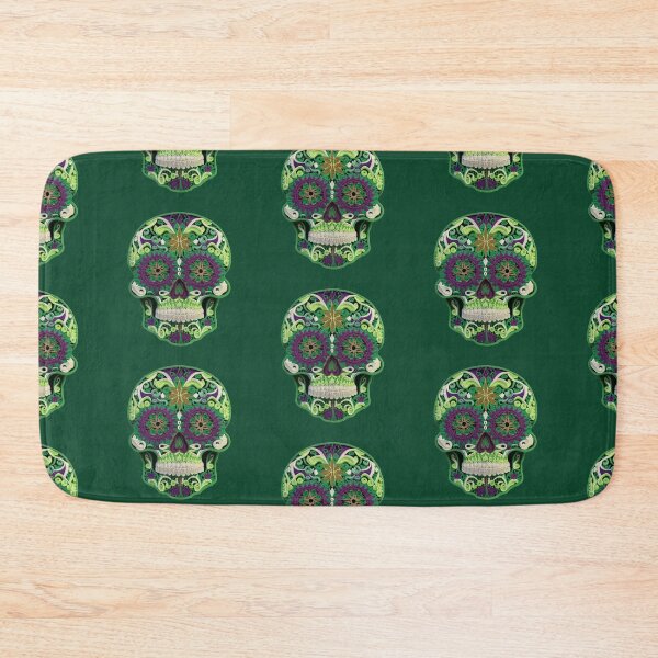 Item preview, Deluxe design made of embroidery skull textile Day of the Dead, Dia de los Muertos designed and sold by Tio-Tecun.