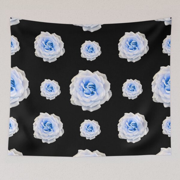 Item preview, Autumn Rose Print - Blue designed and sold by Angela Fazio.
