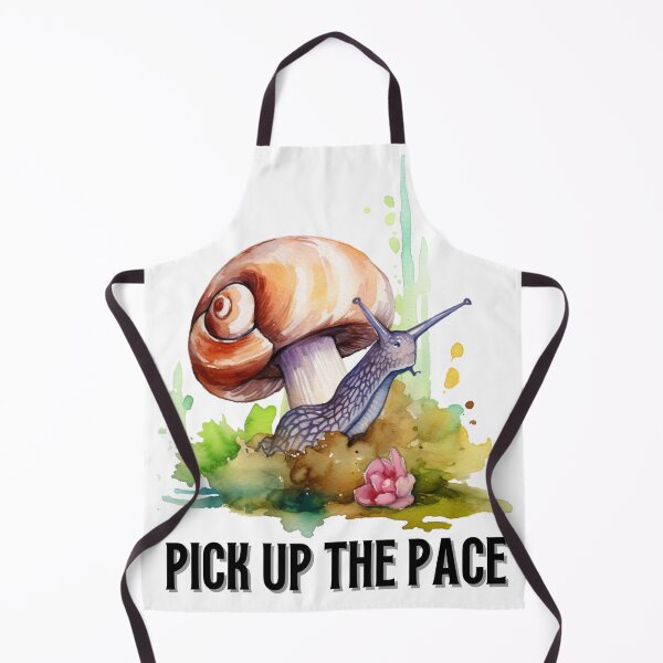 Item preview, Snail Watercolour Pick Up The Pace designed and sold by MTJ-Mushrooms.