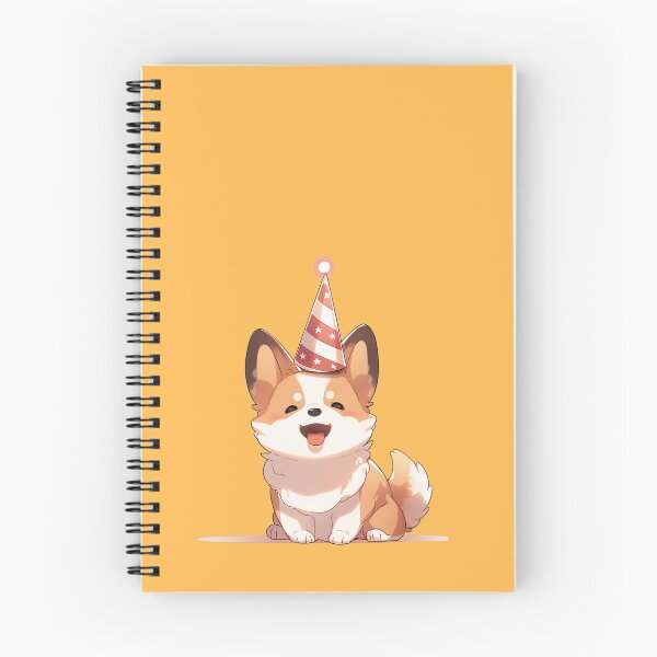 Item preview, Corgi B-day party hat 1 designed and sold by Sara-Design2.