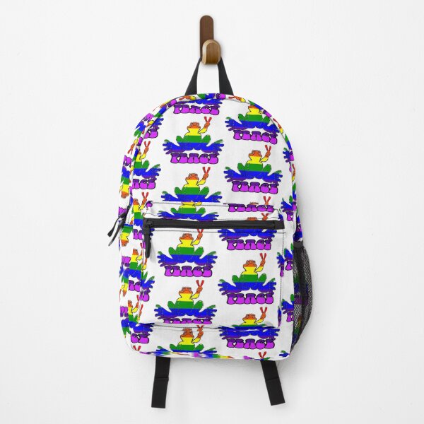 Item preview, Pride Colors Peace Frog  designed and sold by natnat7w.