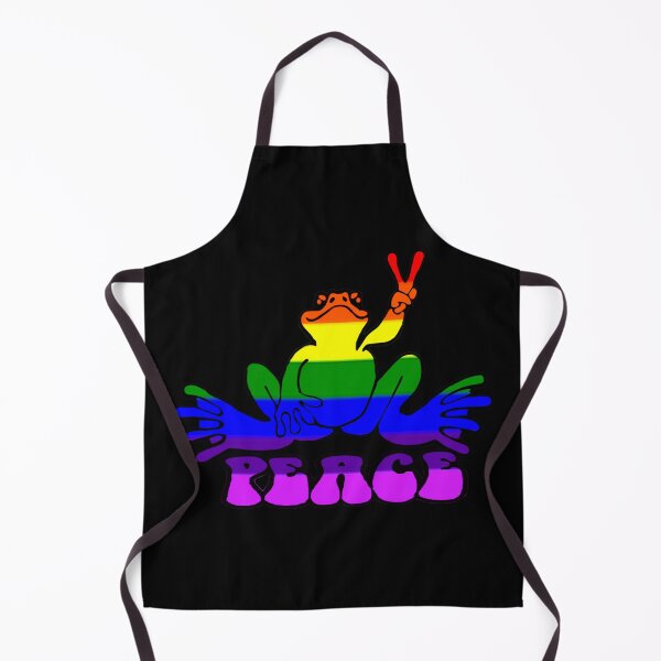 Item preview, Pride Colors Peace Frog  designed and sold by natnat7w.
