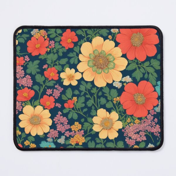 Item preview, Colorful Vintage Wildflowers Art designed and sold by capefox.
