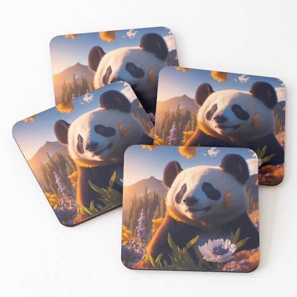 Item preview, Happy Cute Panda Sunshine Digital Art designed and sold by CXJStudio.