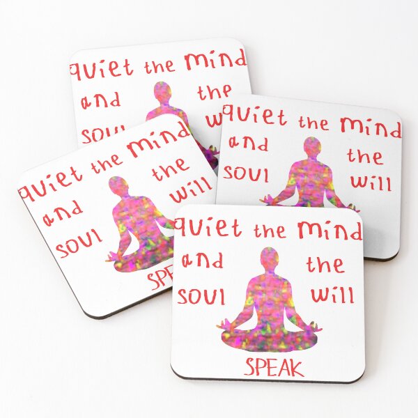 Item preview, Quiet the mind and the soul will speak designed and sold by kinpirks.