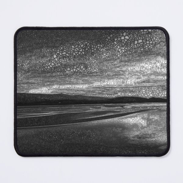 Item preview, Dwyryd estuary, winter afternoon, dark edit stained glass designed and sold by paulboizot.