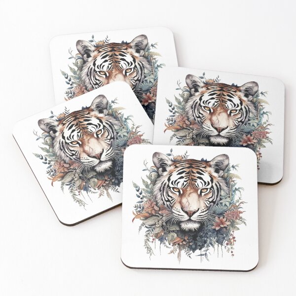 Item preview, Tiger headshots designed and sold by bananart12.