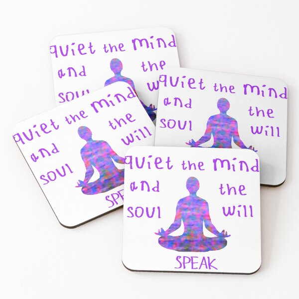 Item preview, Quiet the mind and the soul will speak designed and sold by kinpirks.