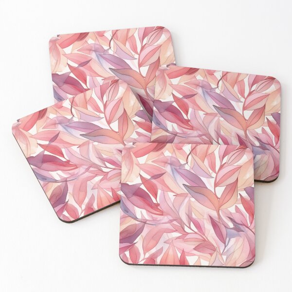 Item preview, Girly Greenery watercolor pattern designed and sold by DaisyMarroquin.