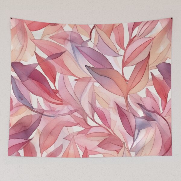 Item preview, Girly Greenery watercolor pattern designed and sold by DaisyMarroquin.
