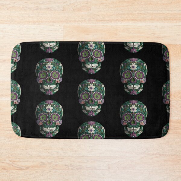 Item preview, Deluxe design made of embroidery skull textile Day of the Dead, Dia de los Muertos designed and sold by Tio-Tecun.