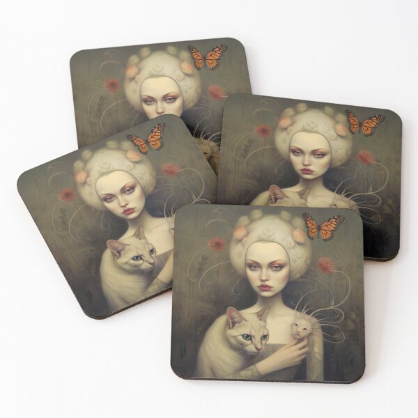 Item preview, "Harmony in Alabaster: Embracing the Symbolism of White Animals" designed and sold by MilicaTepavac.