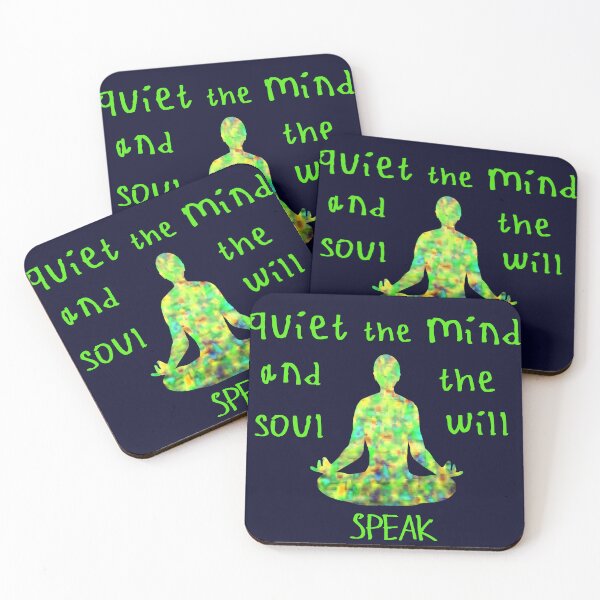 Item preview, Quiet the mind and the soul will speak designed and sold by kinpirks.