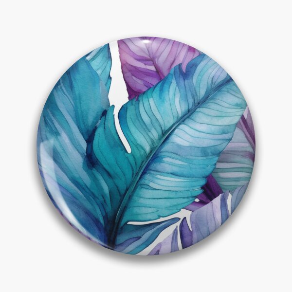 Item preview, Banana Leaves watercolor pattern designed and sold by DaisyMarroquin.