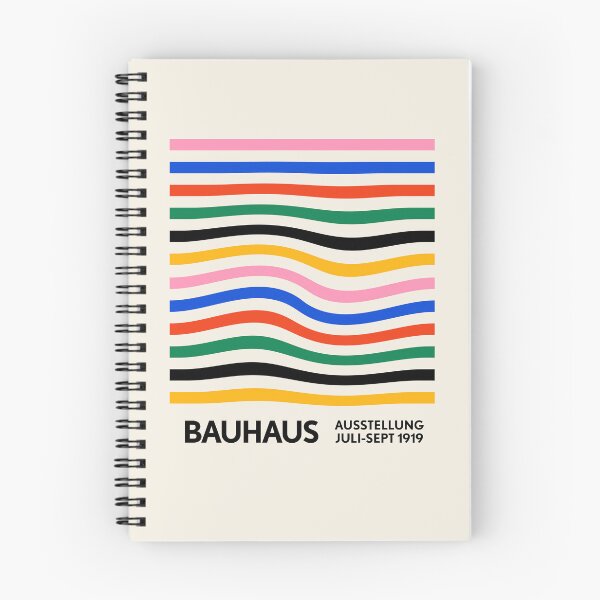 Item preview, Bauhaus Warped Lines Pattern Colorful designed and sold by ahumbleconcept.