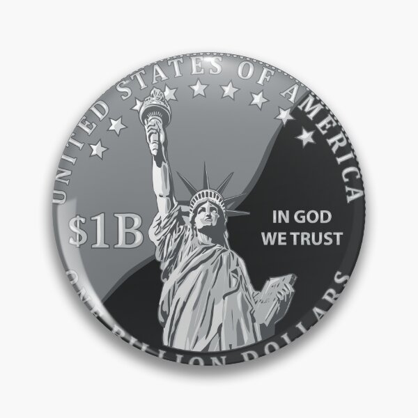 Item preview, One Billion Dollar Coin of United States of America Isolated designed and sold by patrimonio.