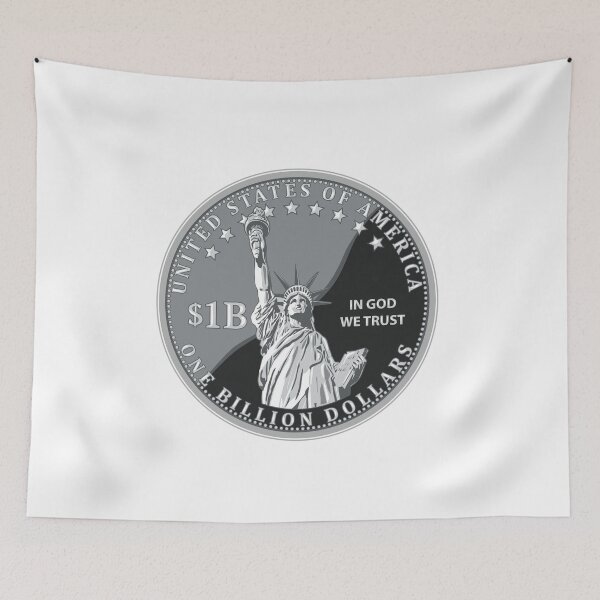 Item preview, One Billion Dollar Coin of United States of America Isolated designed and sold by patrimonio.