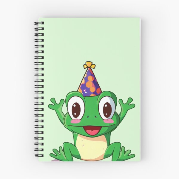 Item preview, Frog in Birthday Hat designed and sold by FlowFlex.