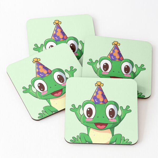 Item preview, Frog in Birthday Hat designed and sold by FlowFlex.