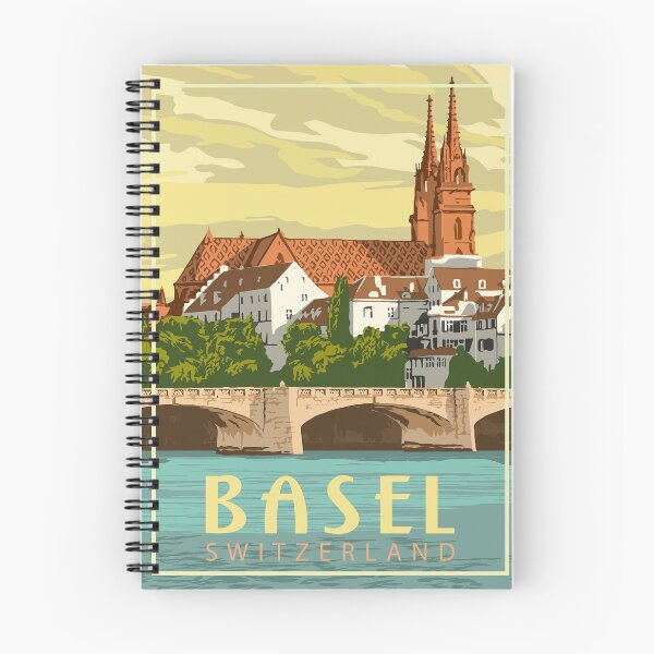 Item preview, Basel Switzerland - Vintage Poster designed and sold by sharlapinder897.