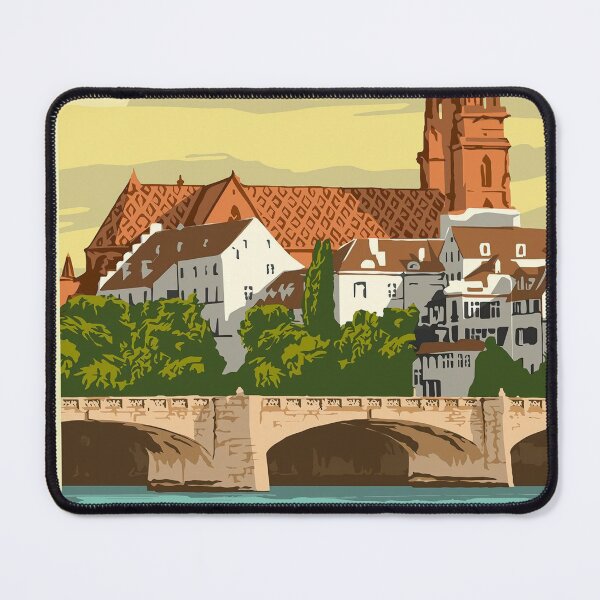Item preview, Basel Switzerland - Vintage Poster designed and sold by sharlapinder897.