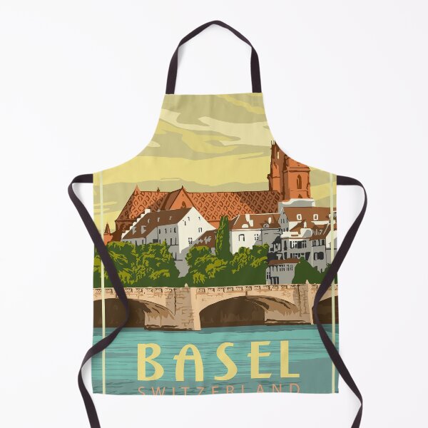 Item preview, Basel Switzerland - Vintage Poster designed and sold by sharlapinder897.