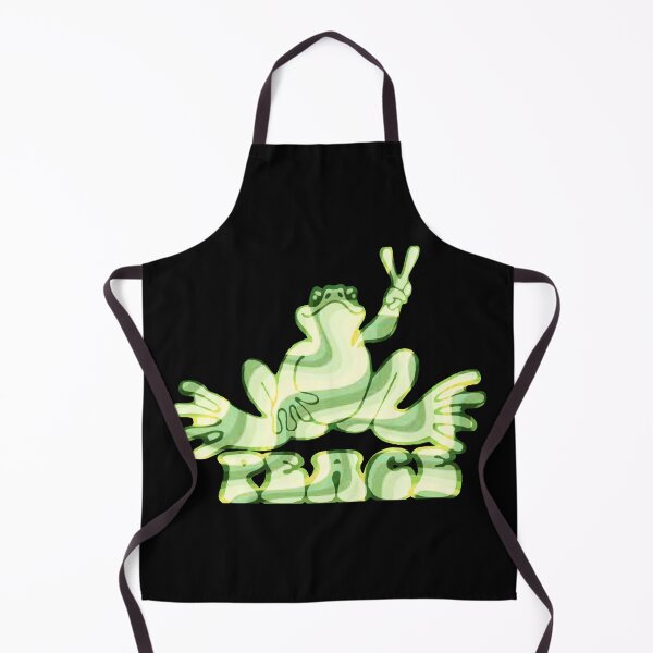 Item preview, Light Green Wave Peace Frog  designed and sold by natnat7w.