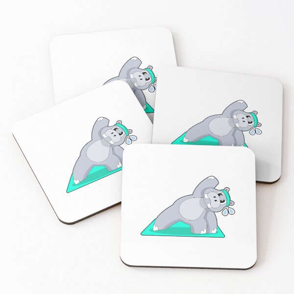 Item preview, Hippo Yoga Fitness Gymnastics designed and sold by Snabdesign84.