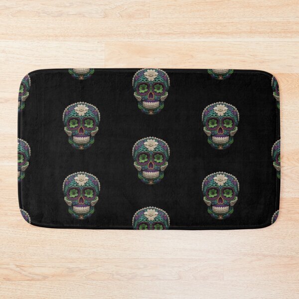 Item preview, Deluxe design made of embroidery skull textile Day of the Dead, Dia de los Muertos designed and sold by Tio-Tecun.