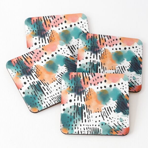 Item preview, Boho Turquoise animal print pattern designed and sold by DaisyMarroquin.