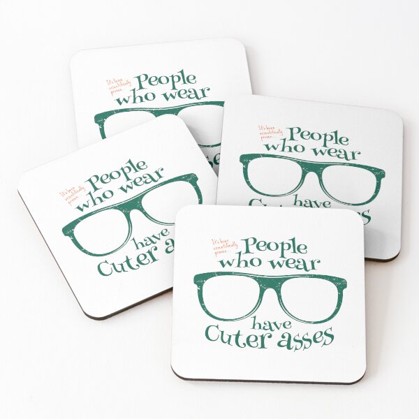 Item preview, People who wear Glasses have Cuter asses designed and sold by ArtDoor54.