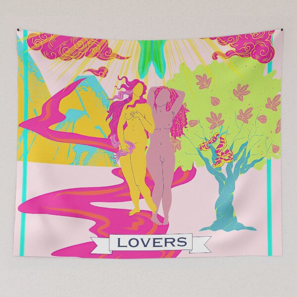 Item preview, Trans Lovers Tarot Card designed and sold by Tenderchaos.