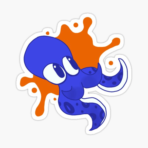 Item preview, Octo Splash Blue designed and sold by Lunarrmoth.
