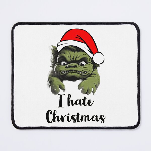 Item preview, Cute Green Troll Christmas Xmas 'I Hate Christmas' designed and sold by SADStyleDesigns.